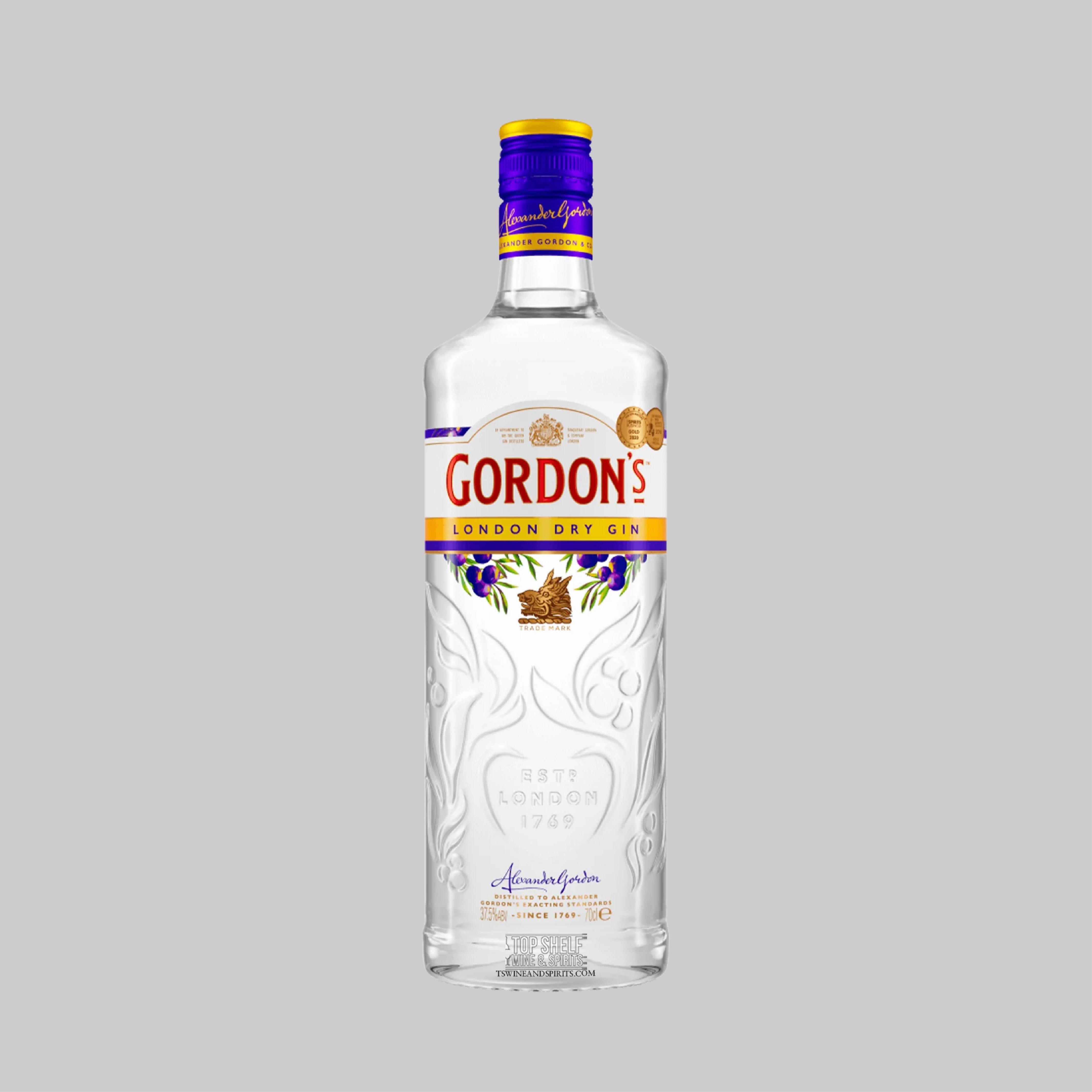 Gordon's Dry Gin 700ml 37.5% - Time2Drink